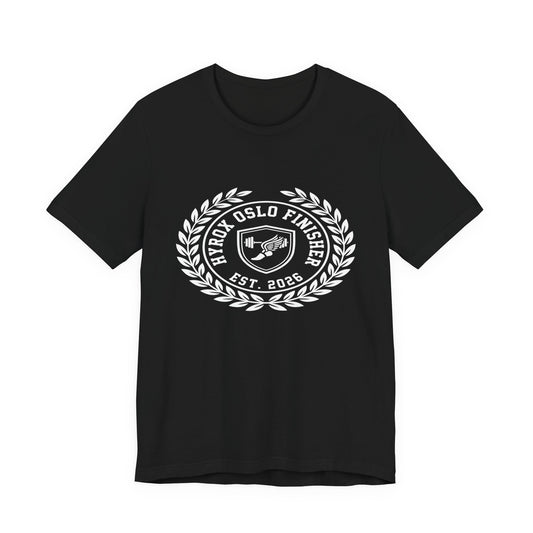 Tee HYROX Oslo Finisher — back view | hybriddept