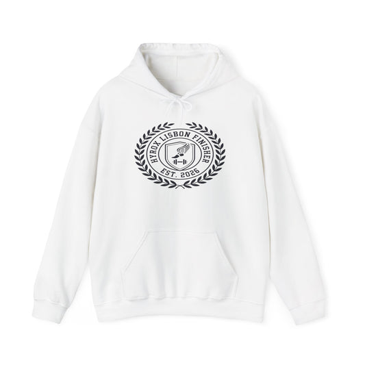 Hoodie HYROX Lisbon Finisher — back view | hybriddept