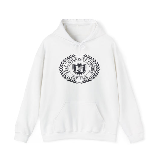 Hoodie HYROX Budapest Finisher — back view | hybriddept