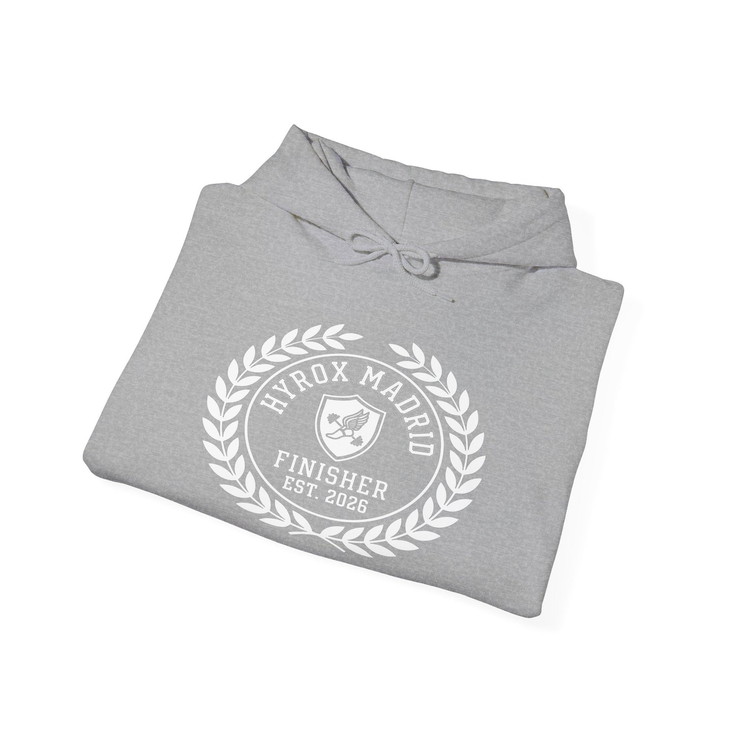 Hoodie HYROX Madrid Finisher — photo produit | HybridDept