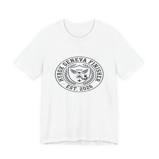 Tee HYROX Geneva Finisher — back view | hybriddept