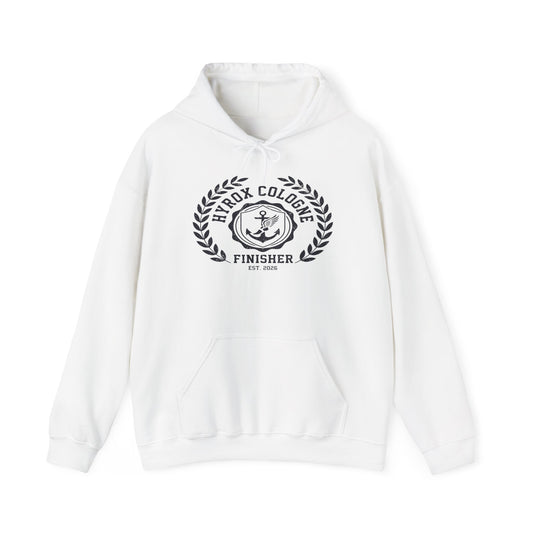 Hoodie HYROX Cologne Finisher — back view | hybriddept