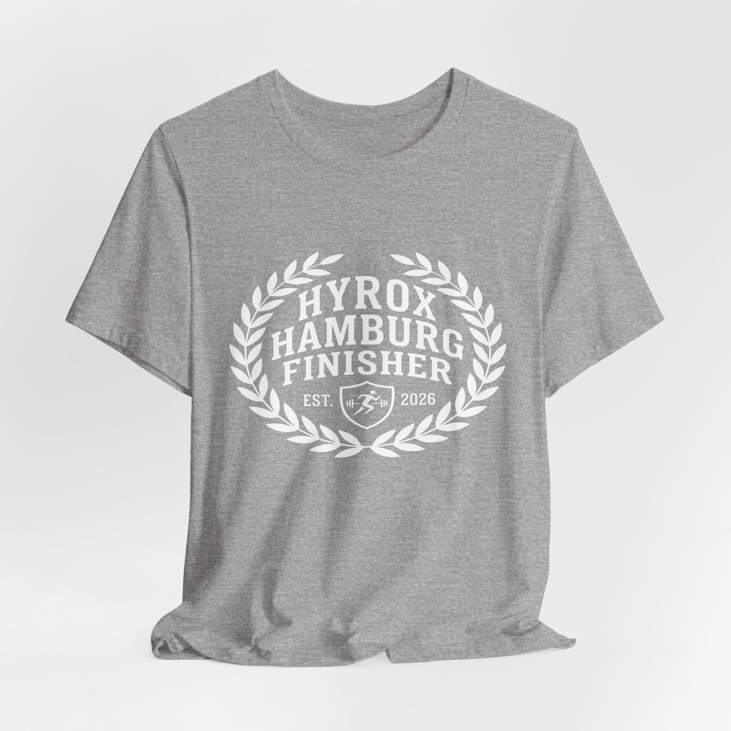 Tee HYROX Hamburg Finisher — photo produit | HybridDept
