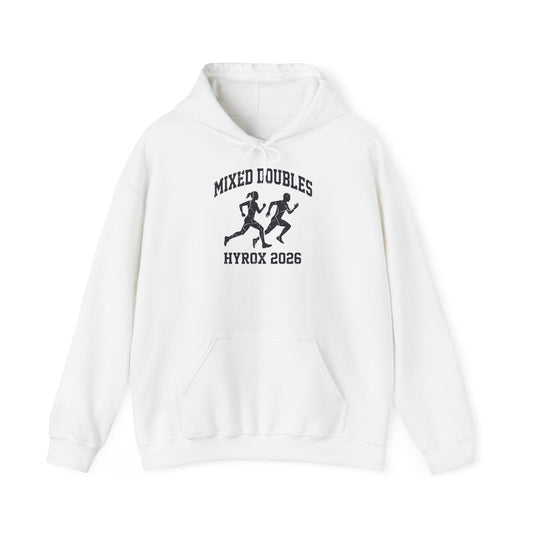 Hoodie Mixed Doubles — back view | hybriddept