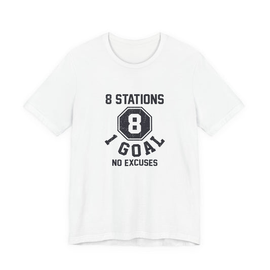 Tee 8 Stations 1 Goal — back view | hybriddept