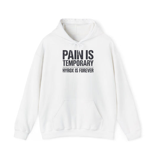 Hoodie Pain Is Temporary — vue de dos | HybridDept