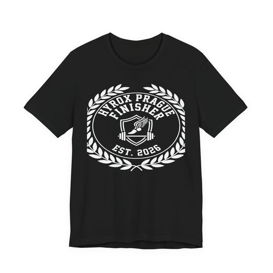 Tee HYROX Prague Finisher — back view | hybriddept