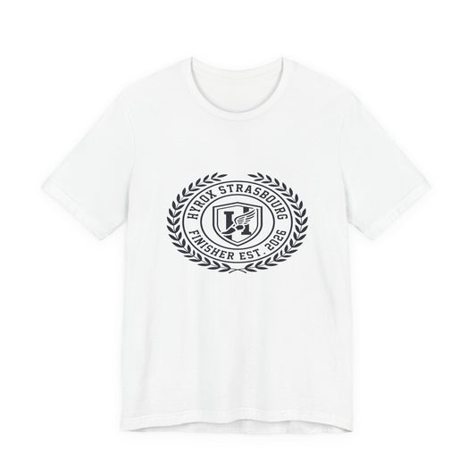 Tee HYROX Strasbourg Finisher — back view | hybriddept