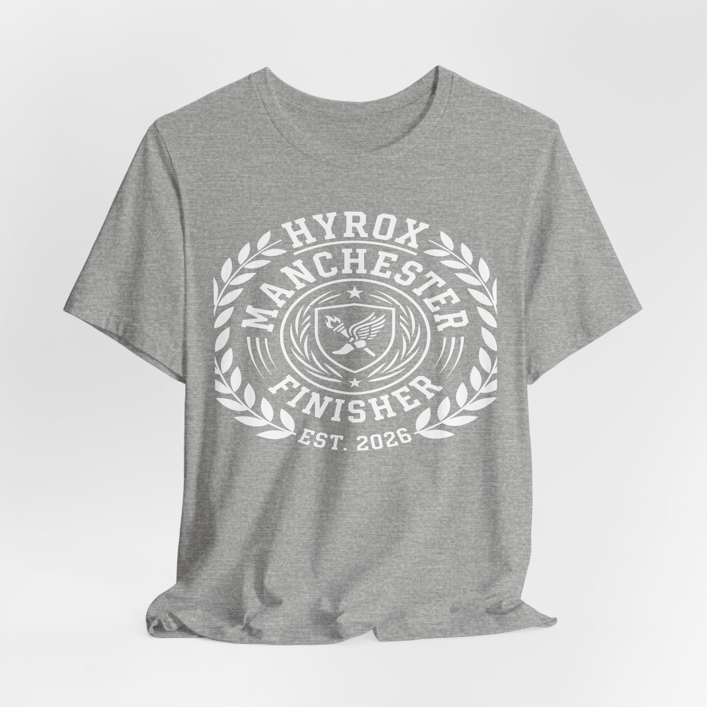 Tee HYROX Manchester Finisher — photo produit | HybridDept