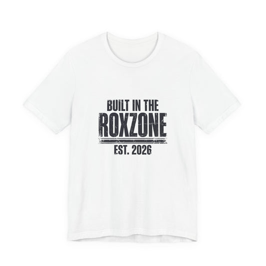 Tee Built In The Roxzone — back view | hybriddept