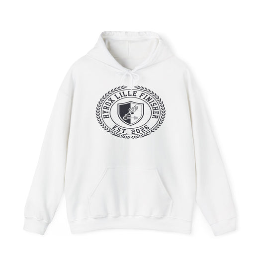 Hoodie HYROX Lille Finisher — back view | hybriddept