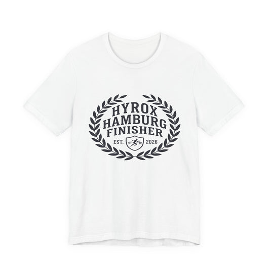 Tee HYROX Hamburg Finisher — back view | hybriddept