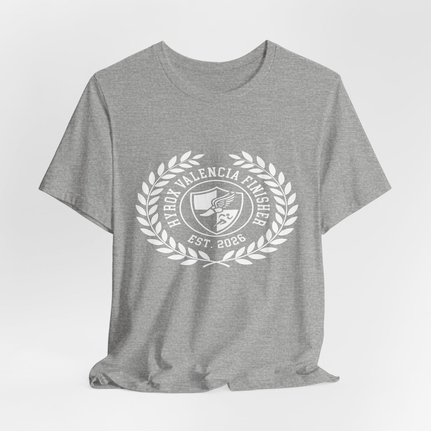 Tee HYROX Valencia Finisher — photo produit | HybridDept