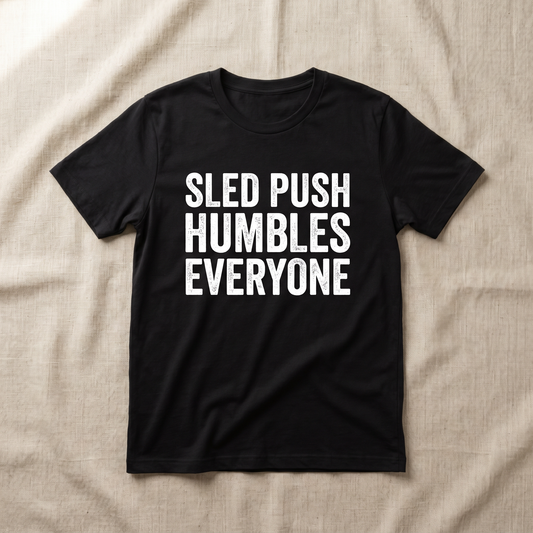 Tee Sled Push Humbles Everyone — HybridDept