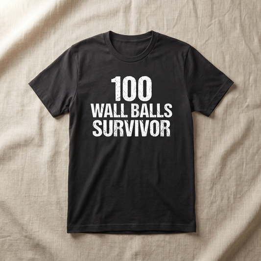 Tee 100 Wall Balls Survivor — HybridDept