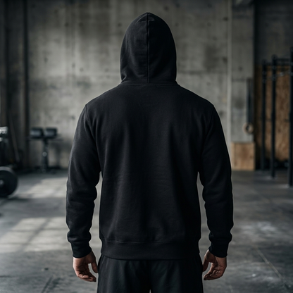 Hoodie Hybrid Athlete — détail inscription | hybriddept