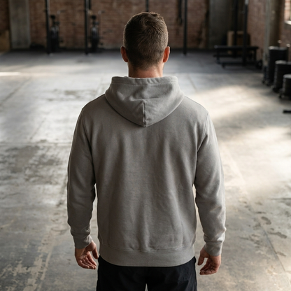 Hoodie Sub 75 Club — porté lifestyle — HybridDept