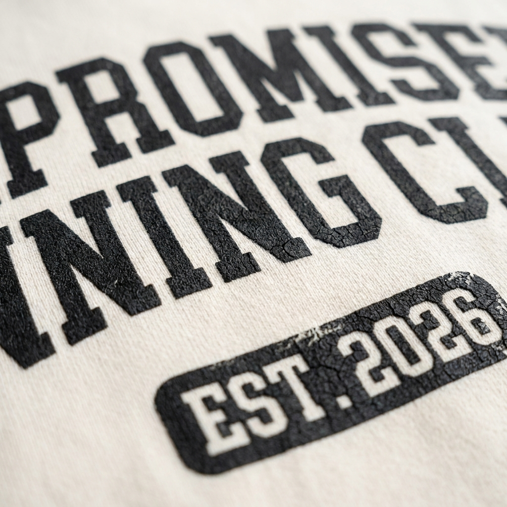 Hoodie Compromised Running Club — fabric detail | hybriddept