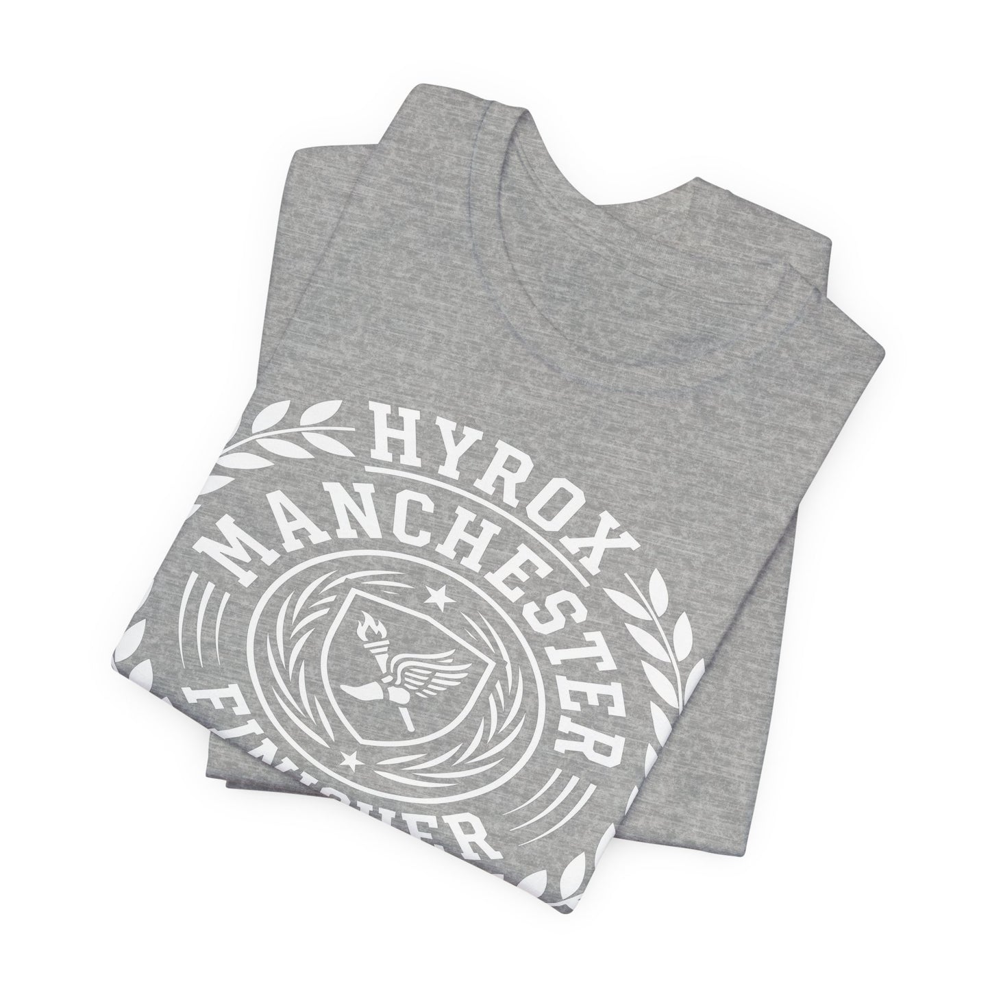 Tee HYROX Manchester Finisher — photo produit | HybridDept