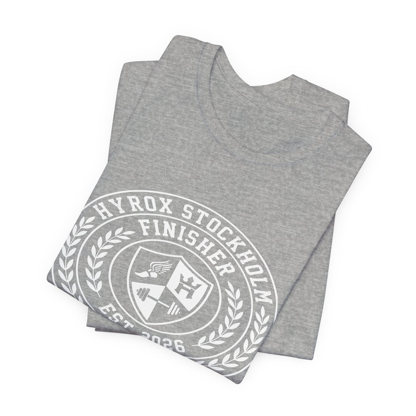 Tee HYROX Stockholm Finisher — photo produit | HybridDept