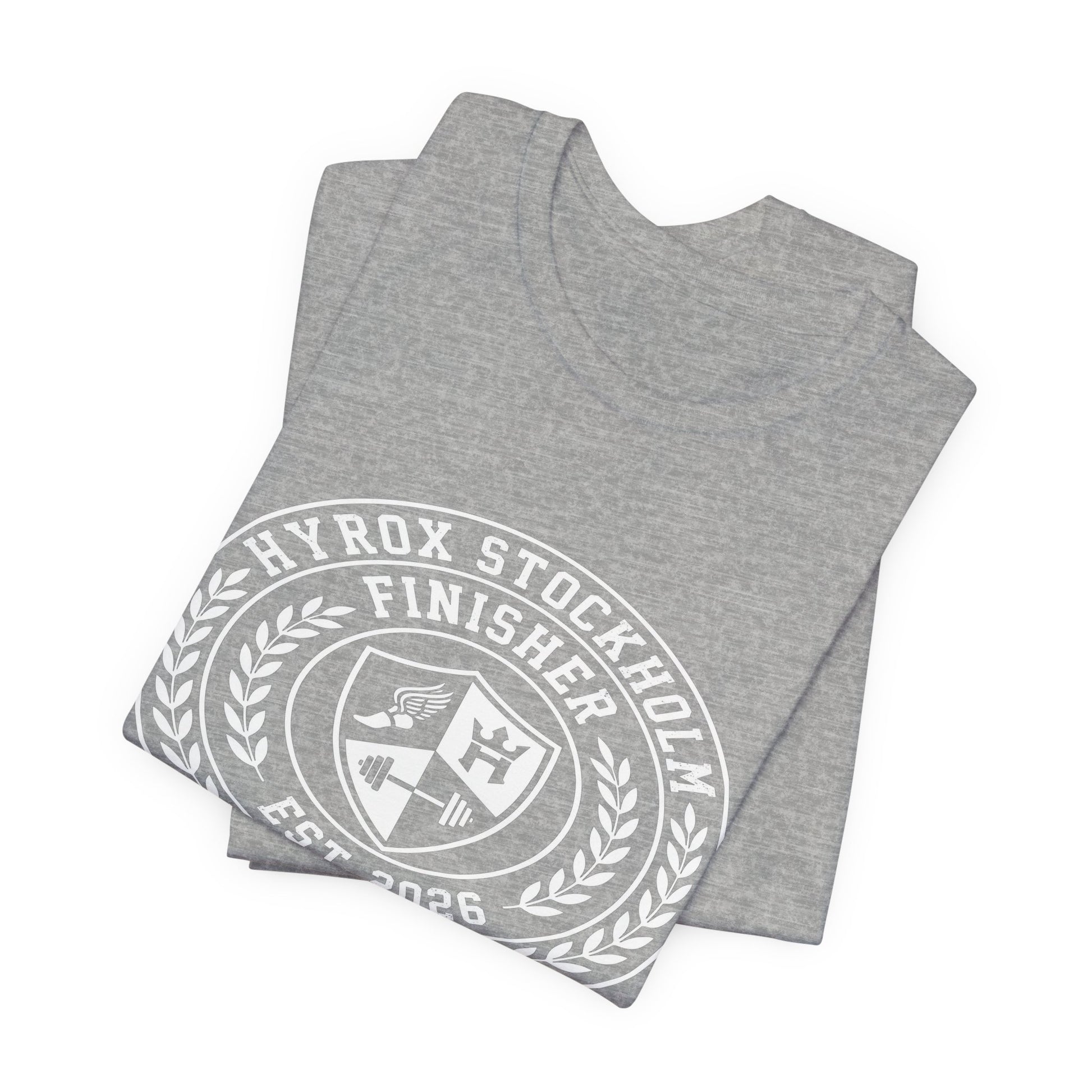 Tee HYROX Stockholm Finisher — photo produit | HybridDept