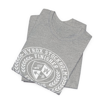 Tee HYROX Stockholm Finisher — photo produit | HybridDept
