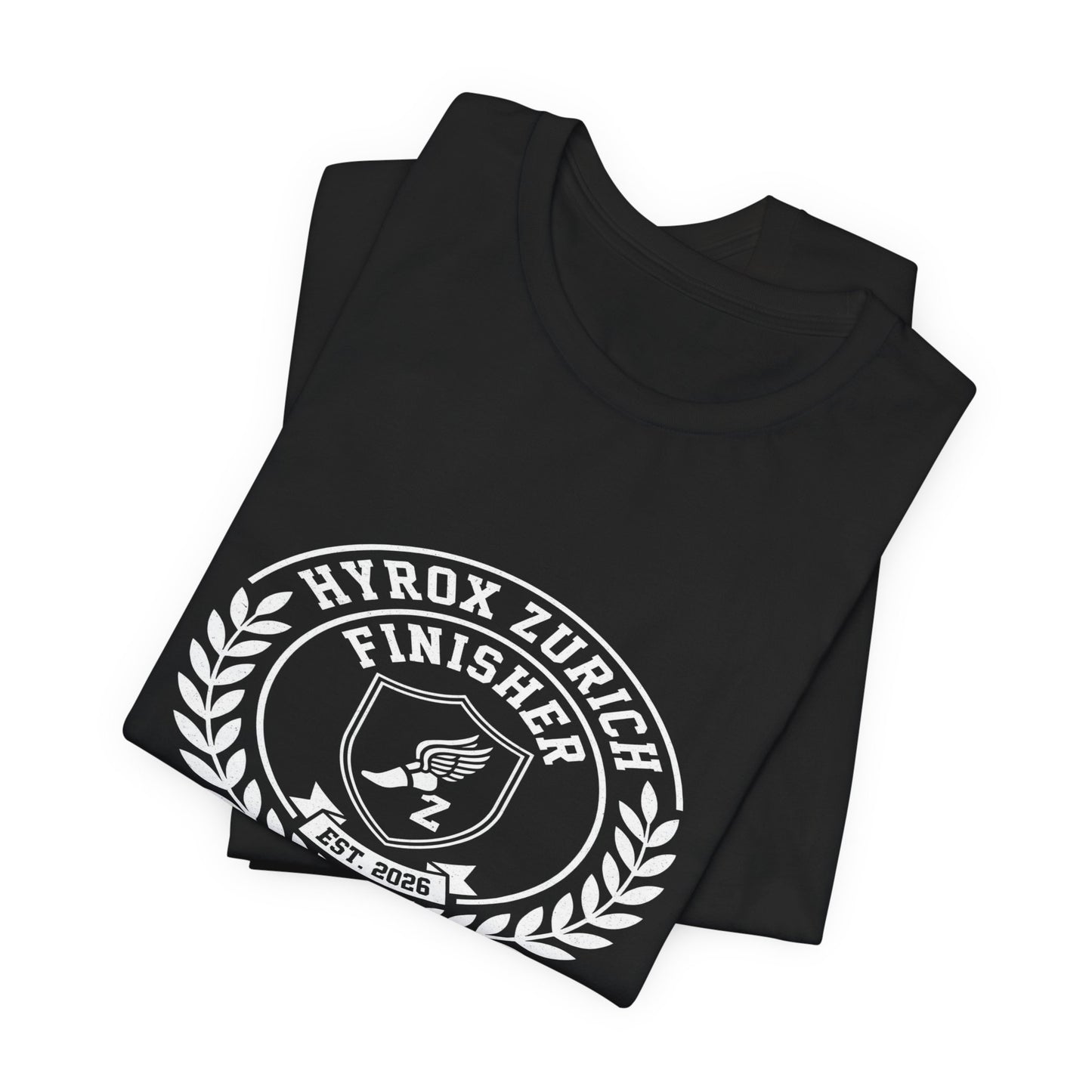 Tee HYROX Zurich Finisher — photo produit | HybridDept
