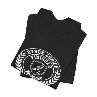 Tee HYROX Zurich Finisher — photo produit | HybridDept