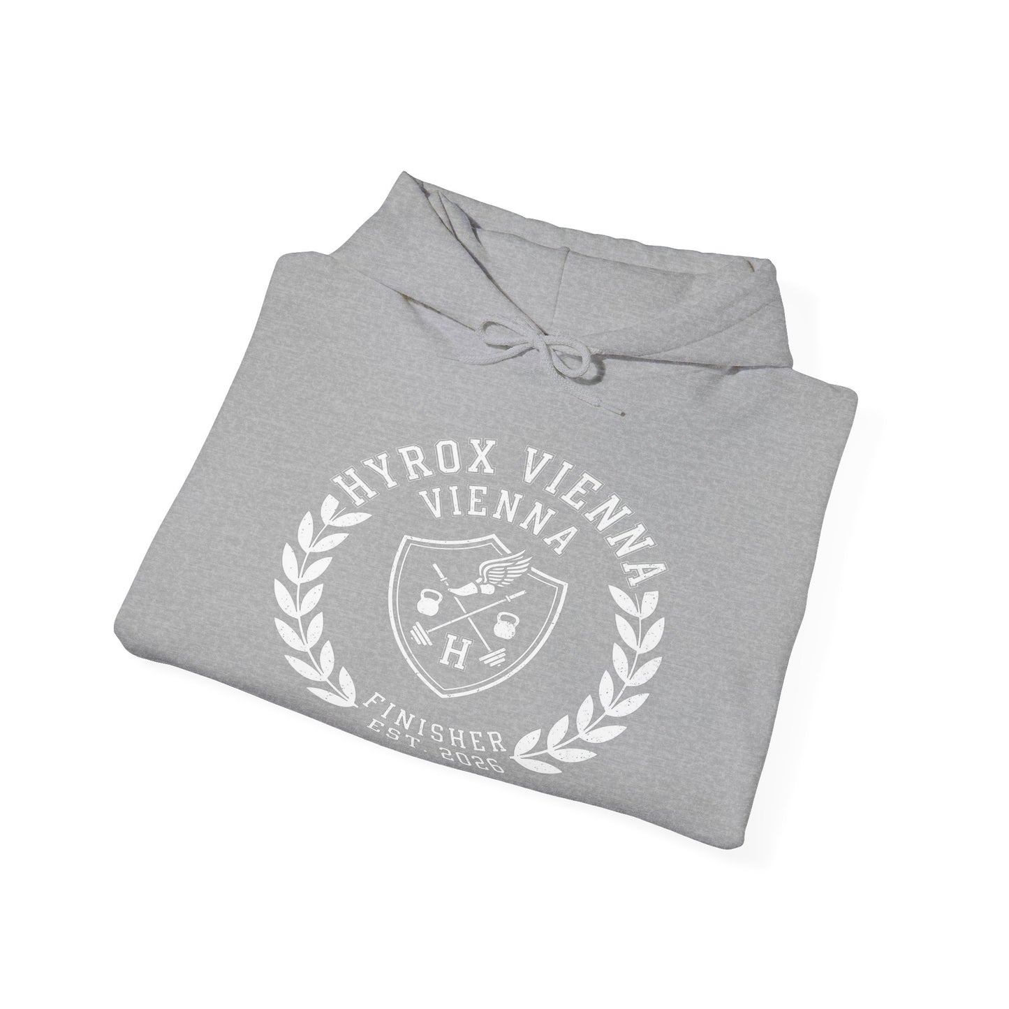 Hoodie HYROX Vienna Finisher — photo produit | HybridDept