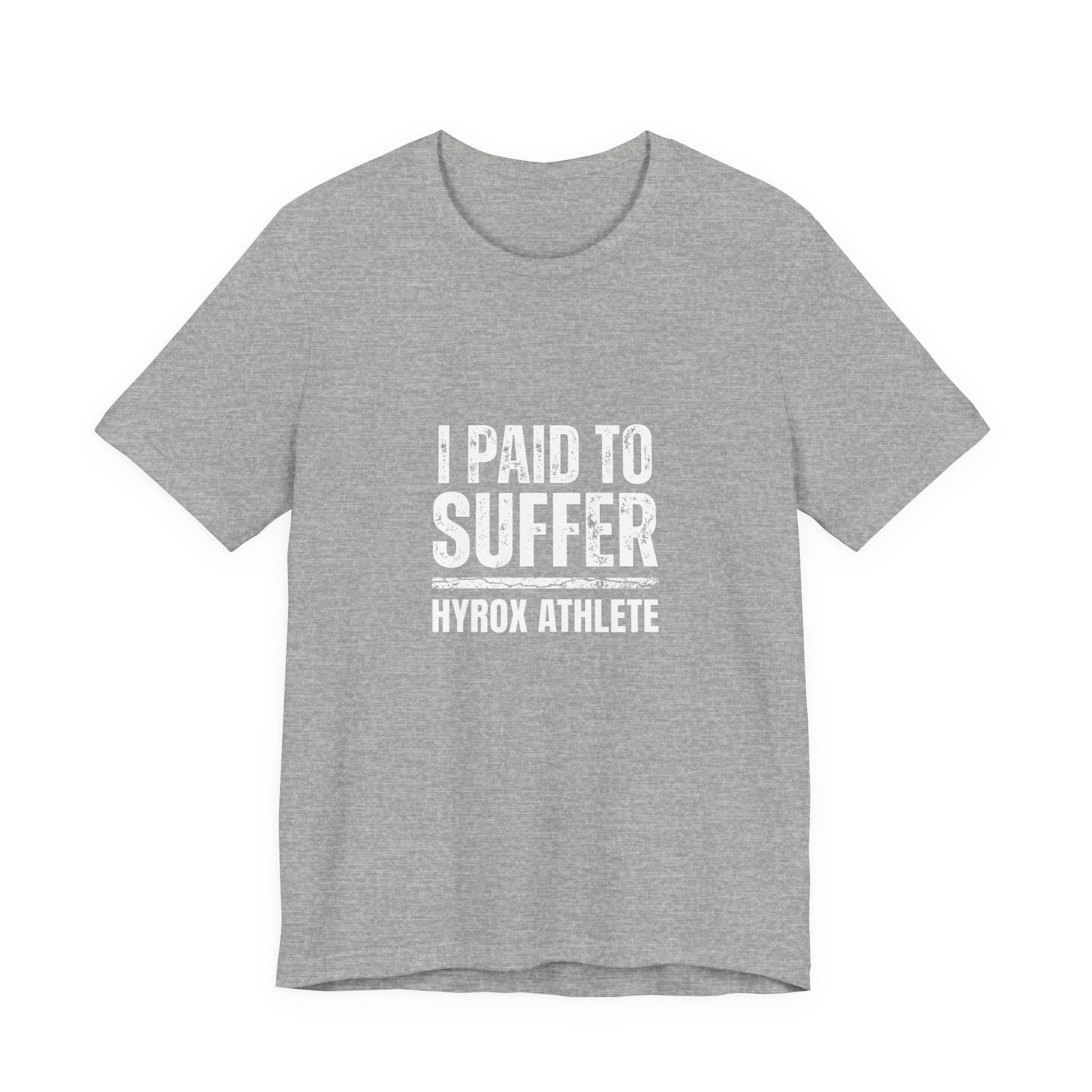Tee I Paid To Suffer — détail inscription | hybriddept
