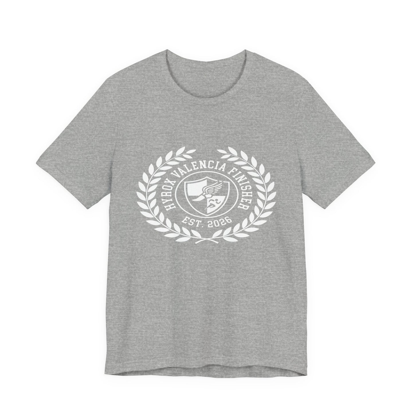 Tee HYROX Valencia Finisher — détail inscription | hybriddept