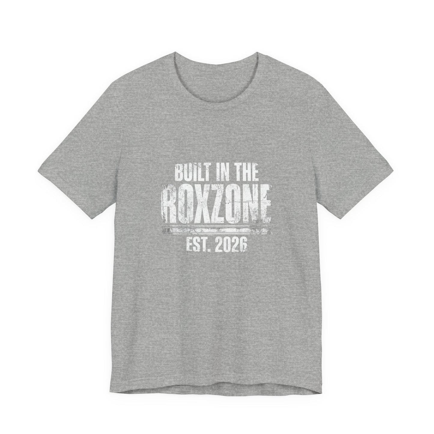 Tee Built In The Roxzone — détail inscription | HybridDept