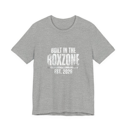 Tee Built In The Roxzone — détail inscription | HybridDept