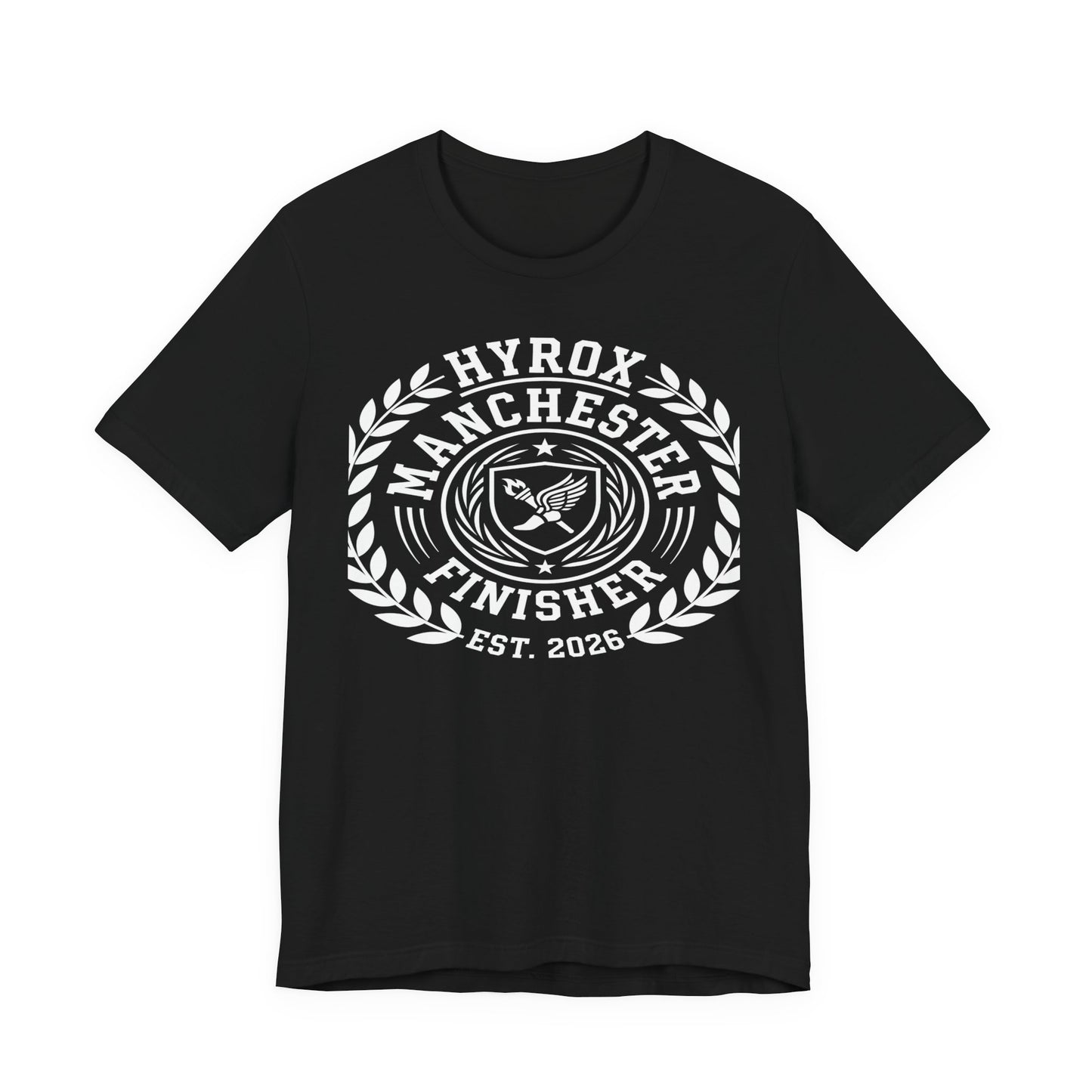 Tee HYROX Manchester Finisher — front view | hybriddept