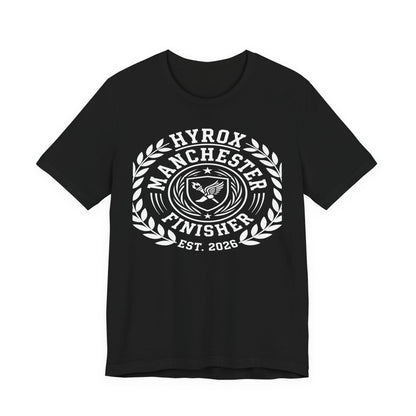 Tee HYROX Manchester Finisher — front view | hybriddept