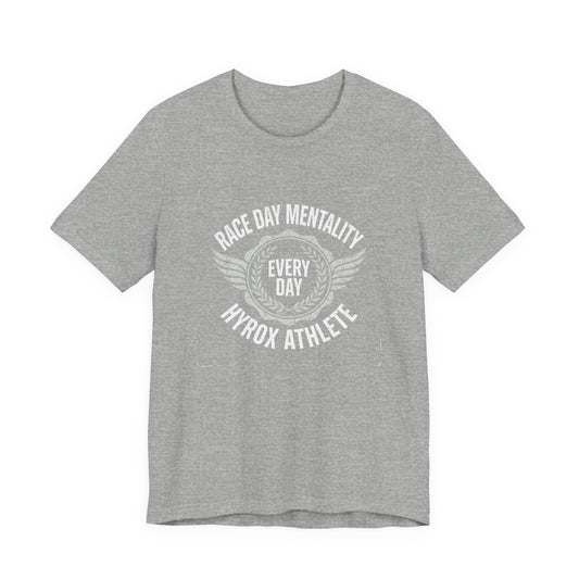 Tee Race Day Mentality — front view | hybriddept
