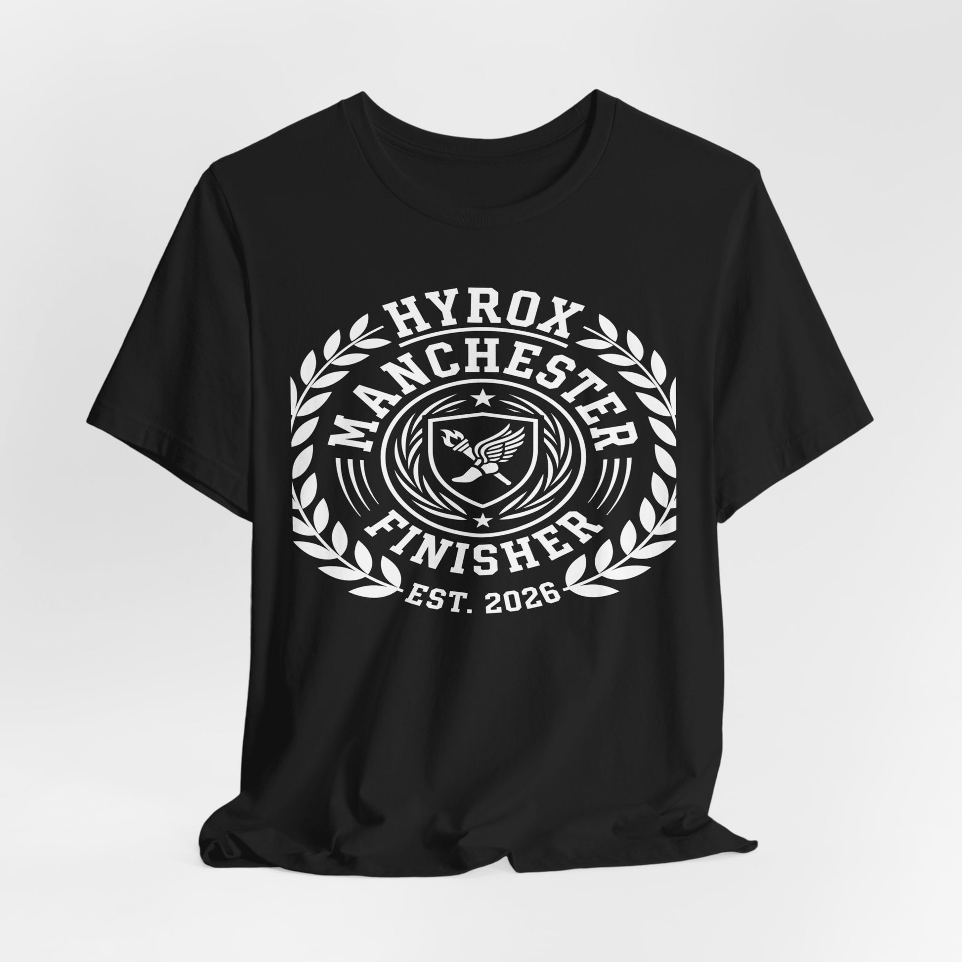 Tee HYROX Manchester Finisher — photo produit | HybridDept