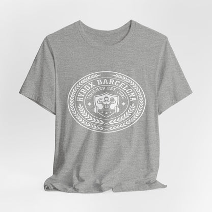 Tee HYROX Barcelona Finisher — photo produit | HybridDept