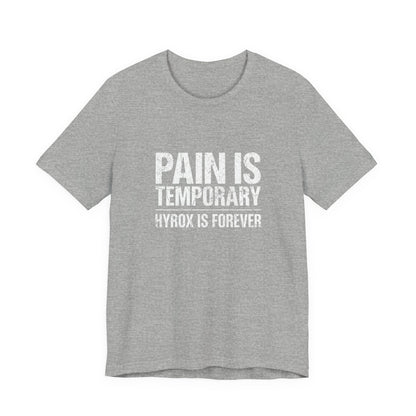 Tee Pain Is Temporary — détail inscription | hybriddept