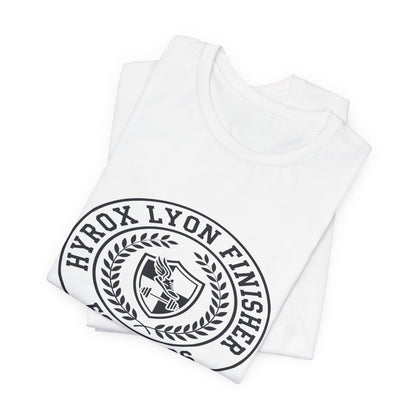 Tee HYROX Lyon Finisher — détail matière | HybridDept