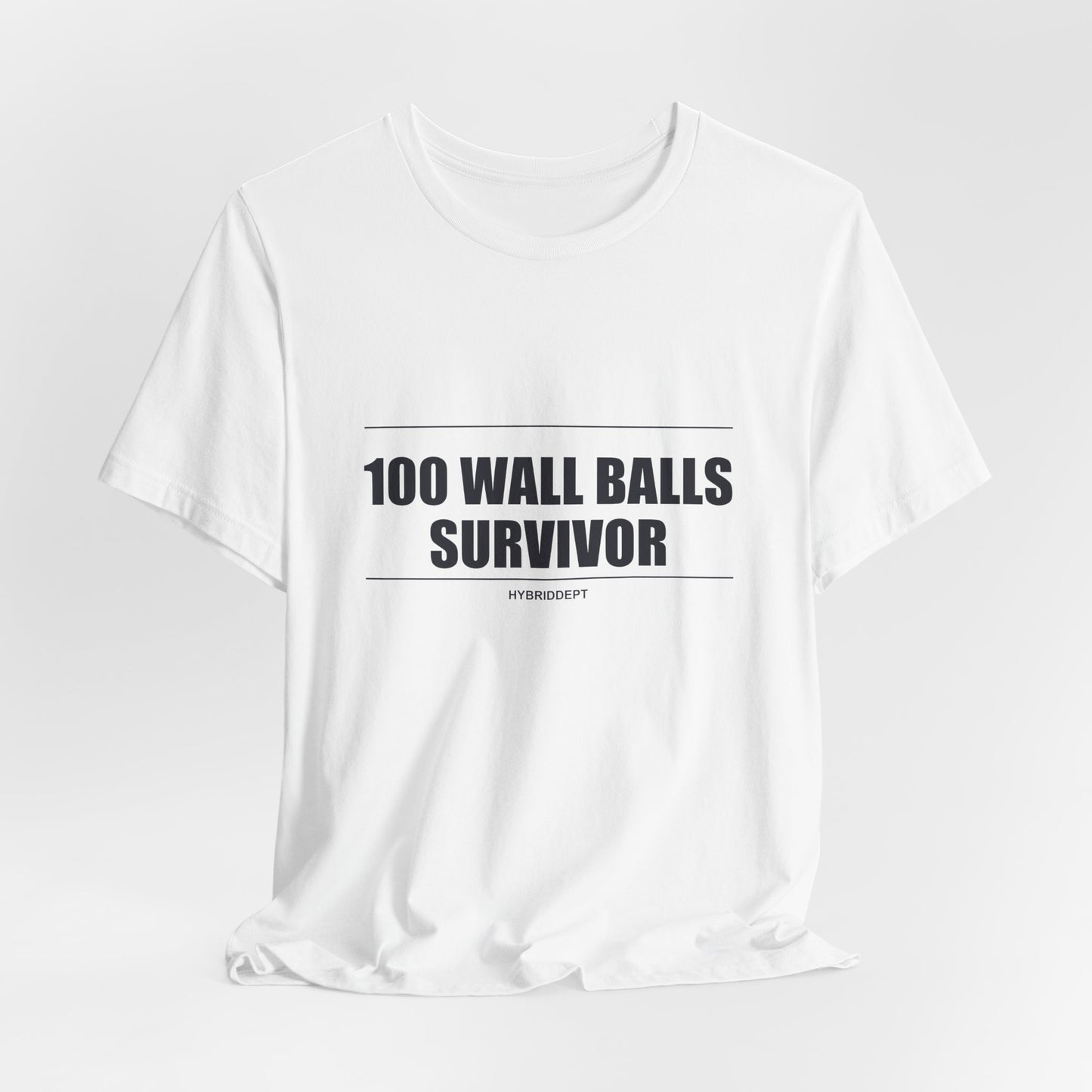 Tee 100 Wall Balls Survivor — vue lifestyle | HybridDept