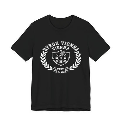 Tee HYROX Vienna Finisher — back view | hybriddept