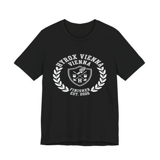 Tee HYROX Vienna Finisher — back view | hybriddept