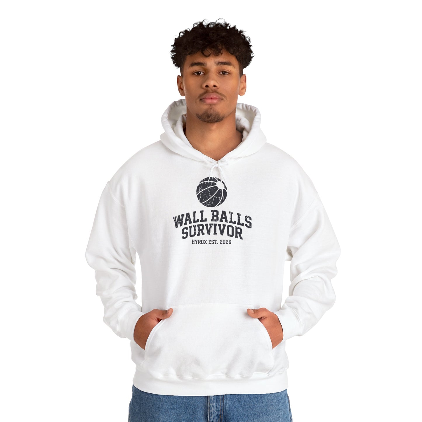 Hoodie Wall Balls Survivor — photo produit | HybridDept