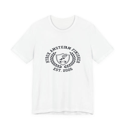 Tee HYROX Amsterdam Finisher — back view | hybriddept