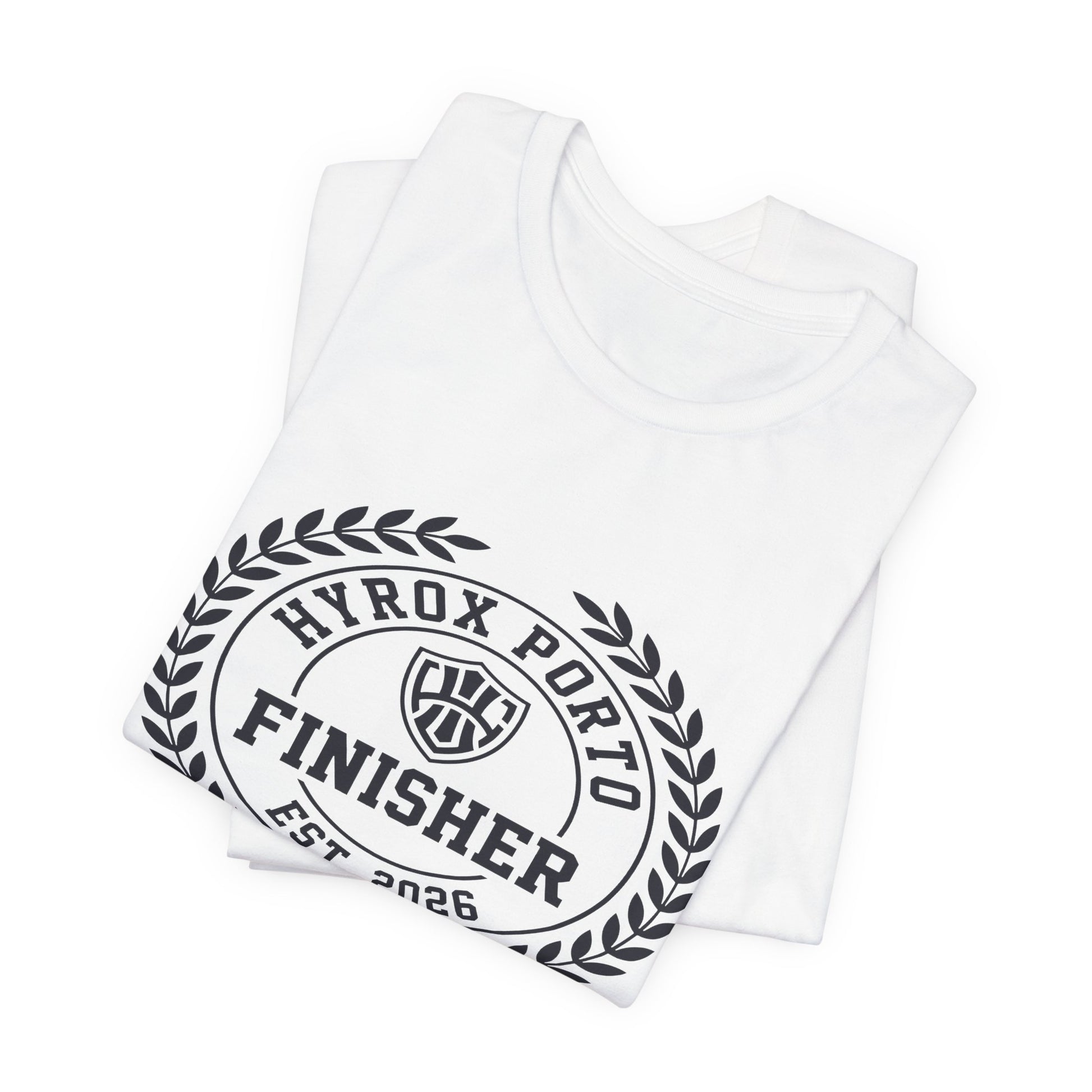 Tee HYROX Porto Finisher — fabric detail | hybriddept