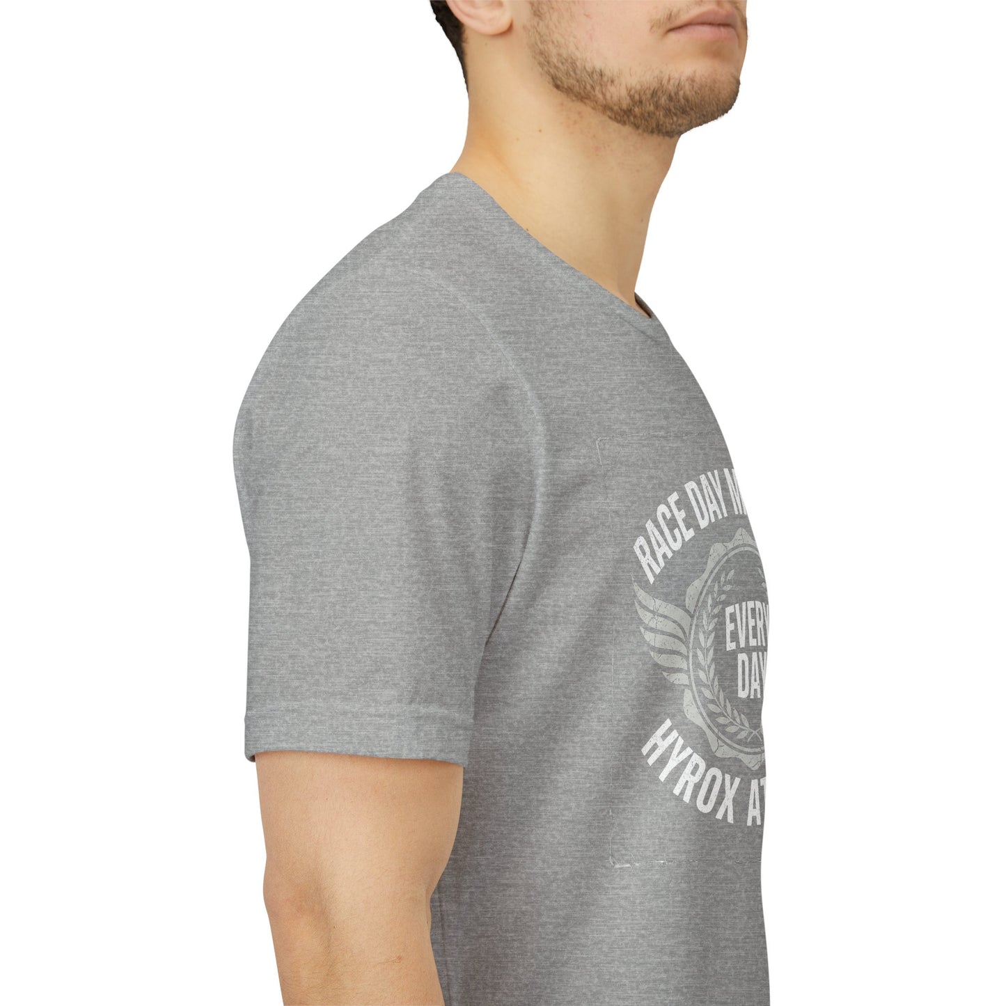 Tee Race Day Mentality — side view | hybriddept