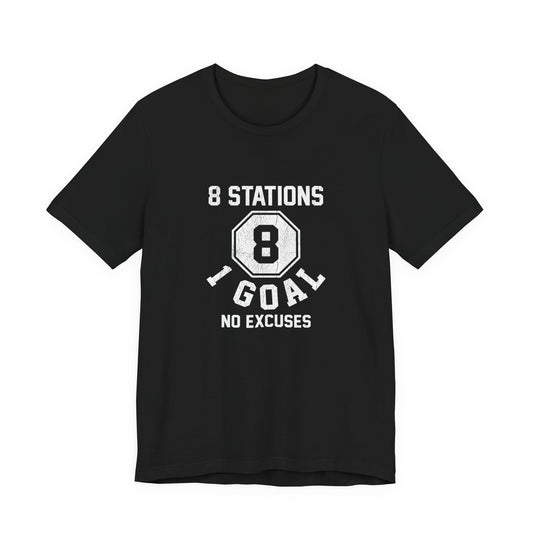 Tee 8 Stations 1 Goal — front view | hybriddept