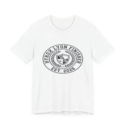 Tee HYROX Lyon Finisher — back view | hybriddept