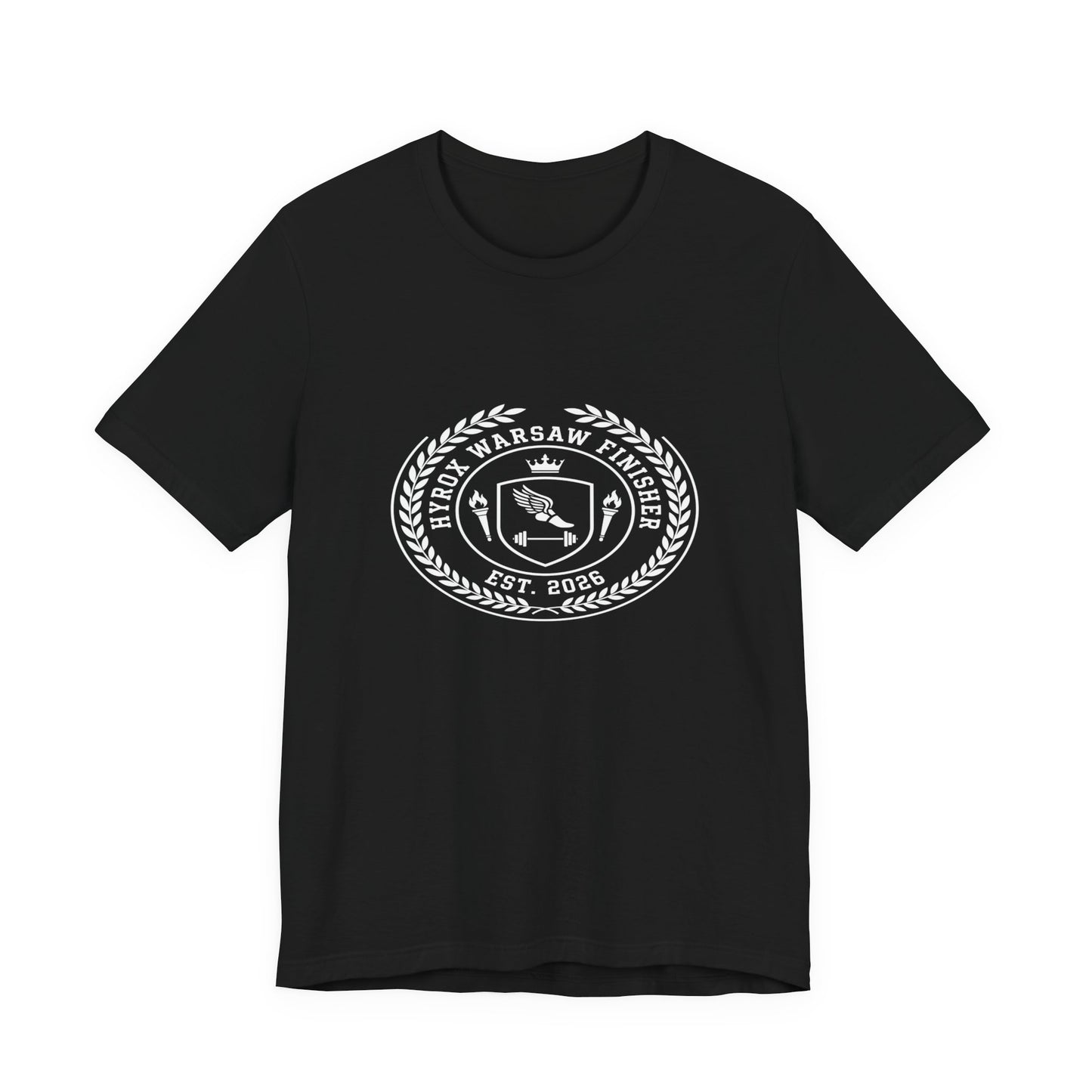Tee HYROX Warsaw Finisher — back view | hybriddept